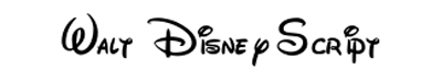 Fonts - Walt-Disney-Script